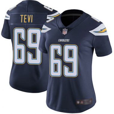 Los Angeles Chargers NFL Football Sam Tevi Navy Blue Jersey Women Limited 69 Home Vapor Untouchable